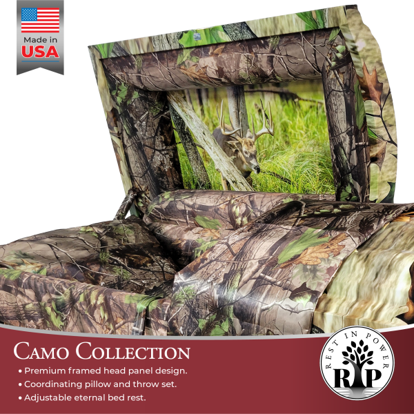 Rest In Power Camo Series Casket - Forest - Image 2