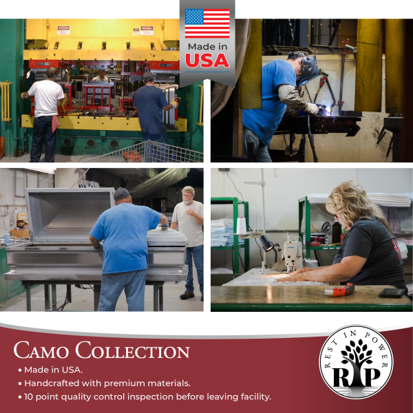 Camo Caskets Being Manufactured