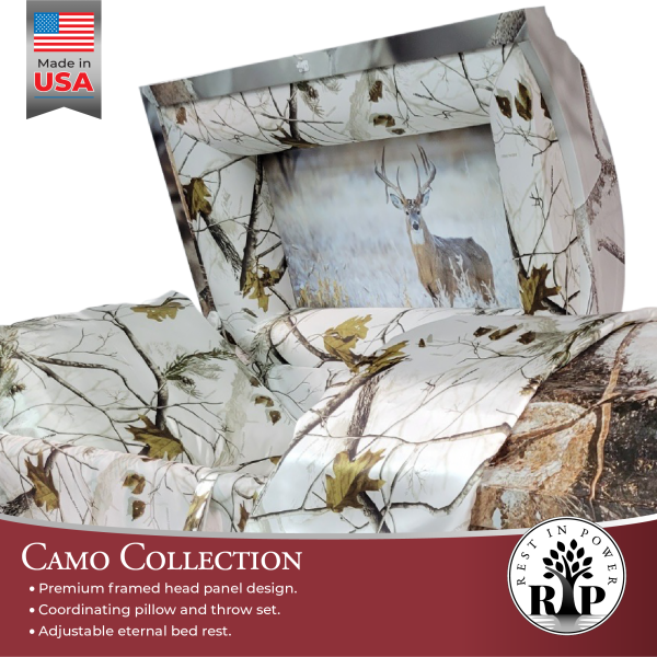 White Camo Casket