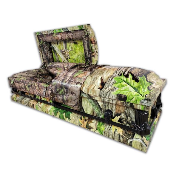 Rest In Power Camo Series Casket - Forest