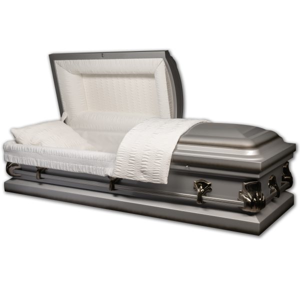 Rest In Power Clarice Series Casket - Silver