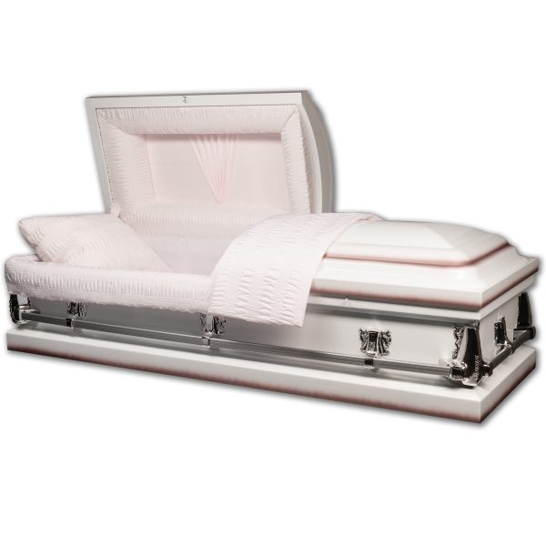 Rest In Power Paris Ii Series Casket - White