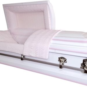 Clairce White Pink Casket 2