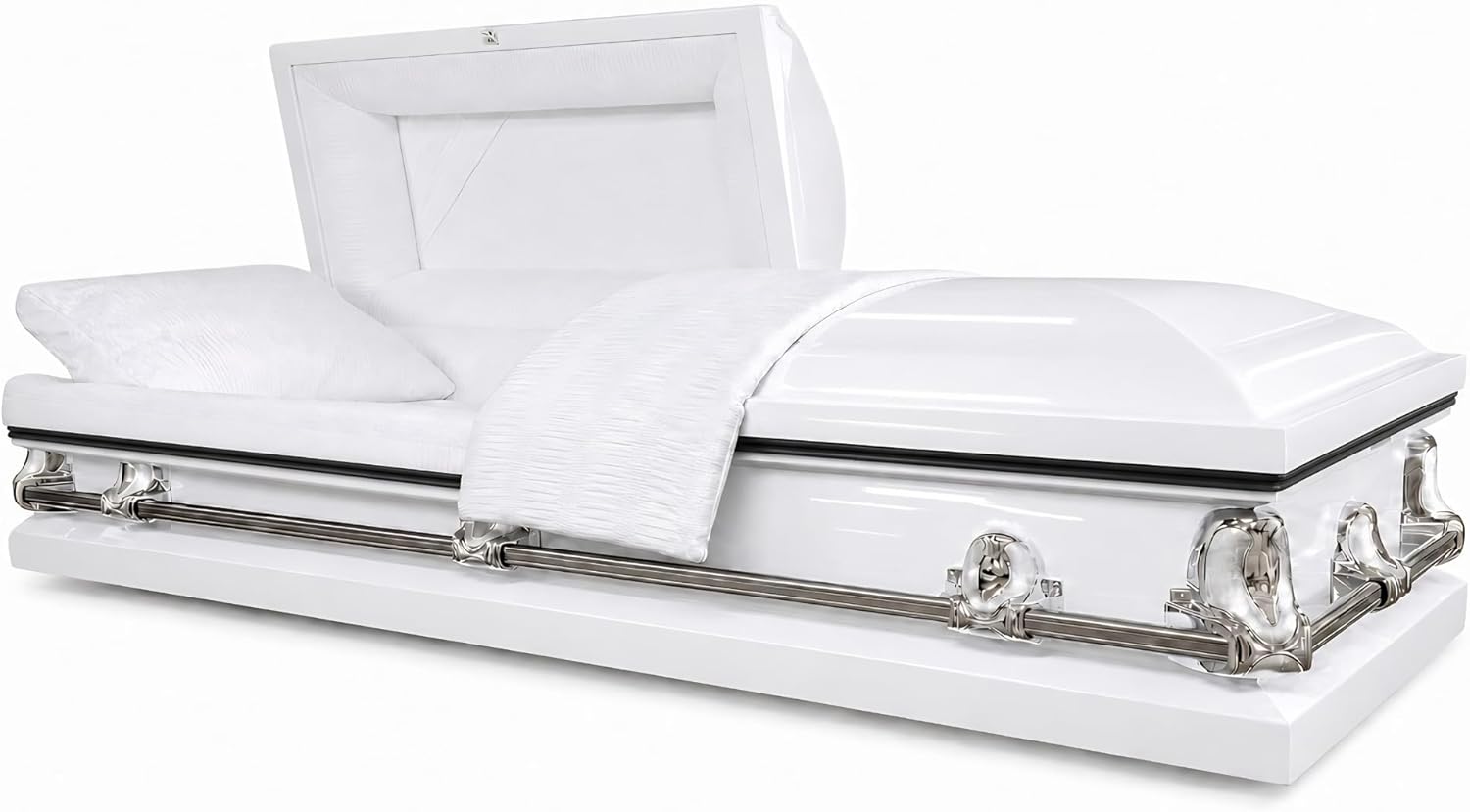Rest In Power Sierra Series Casket – White Gasket Seal